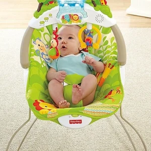 Balansoar cu vibrații Rainforest Friends Deluxe Fisher Price