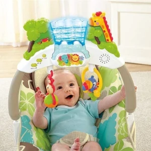 Balansoar cu vibrații Rainforest Friends Deluxe Fisher Price