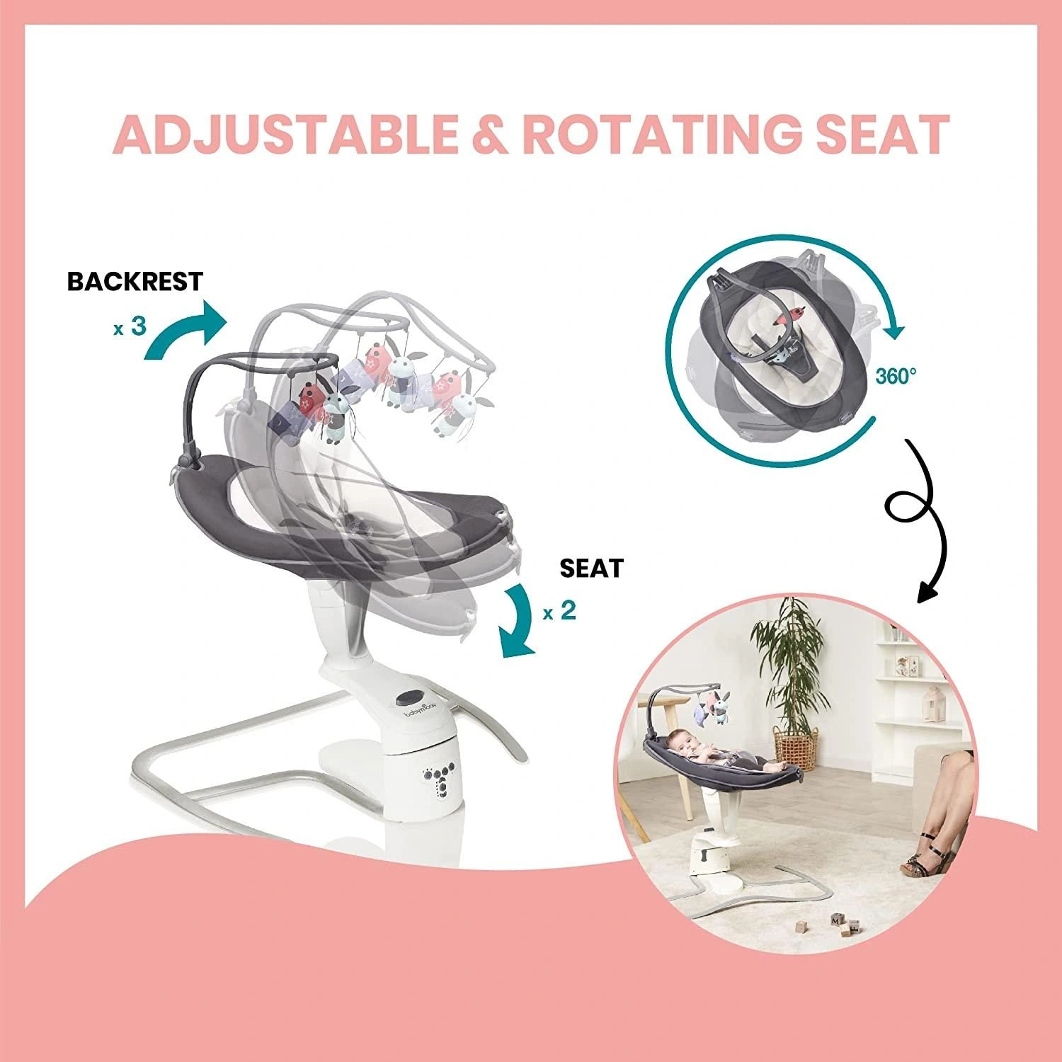 Leagăn electric Babymoov Swoon Motion