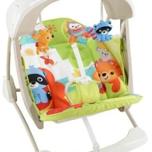 Leagănul cu vibraţie Animalele din pădure Fisher Price