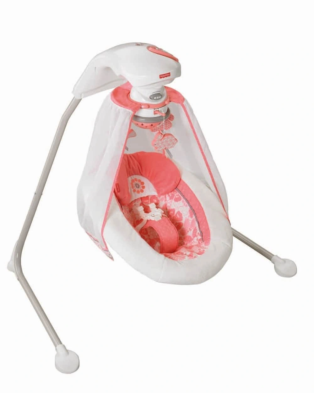 Leagănul electric Flori de coral (Coral Floral) Fisher Price Starlight Cradle Swing