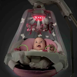 Leagănul electric Fluturaşul Mocca Fisher Price Starlight Cradle Swing
