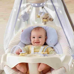 Leagănul electric Lumina stelelor Fisher Price Starlight Cradle Swing