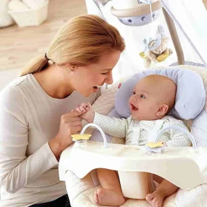 Leagănul electric Lumina stelelor Fisher Price Starlight Cradle Swing