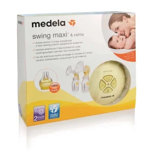 Pompă de sân electrică dublă Medela Swing Maxi. Stoarcerea sânilor cu pompă de sân